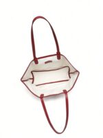 ⁦حقيبة كبيرة بنقشة هندسية فاخرة - طقم قطعتين (حقيبة كبيرة + محفظة صغيرة)⁩ - الصورة ⁦3⁩