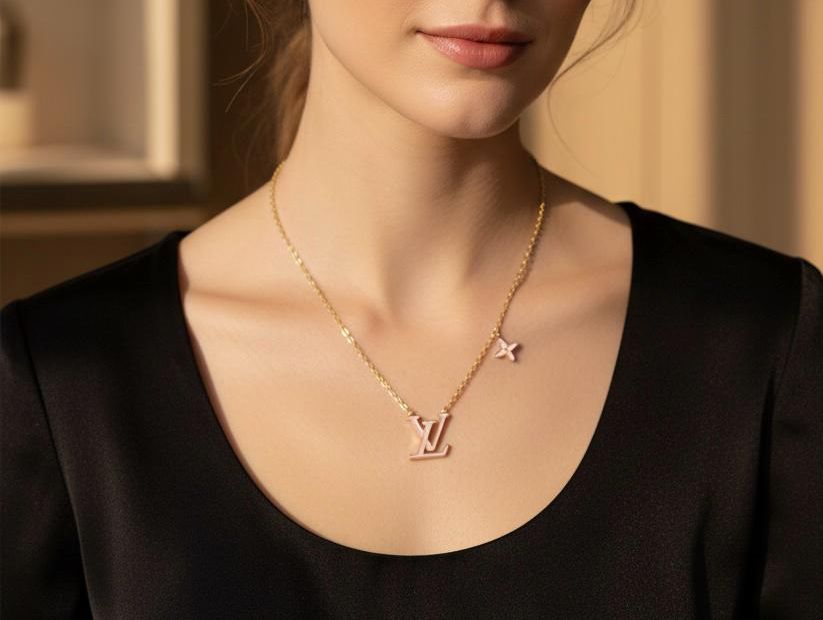 WhatsApp Image 2026-02-10 at 7.07.01 PM قلادة لويس فيتون (LV) ماستر كواليتي - مع ضمان 3 أشهر - الصورة 1