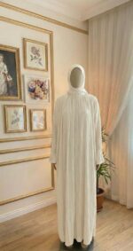 ⁦إسدال صلاة "بليسيه" فاخر – قطعة واحدة تجمع بين الراحة والجمال⁩ - الصورة ⁦6⁩