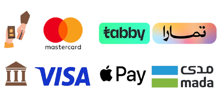 طرق الدفع المتاحة