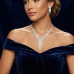 طقم مجوهرات "راديانس" الملكي - طقم عروس مرصع بالكريستال اللامع