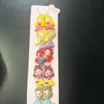 طقم ربطات شعر "أميرات عالم خيالي" للأطفال - 5 أزواج بتصاميم كرتونية ملونة