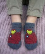 شرابات أطفال قطنية قصيرة - تشكيلة أبطال مارفل ودي سي (3 قطع)